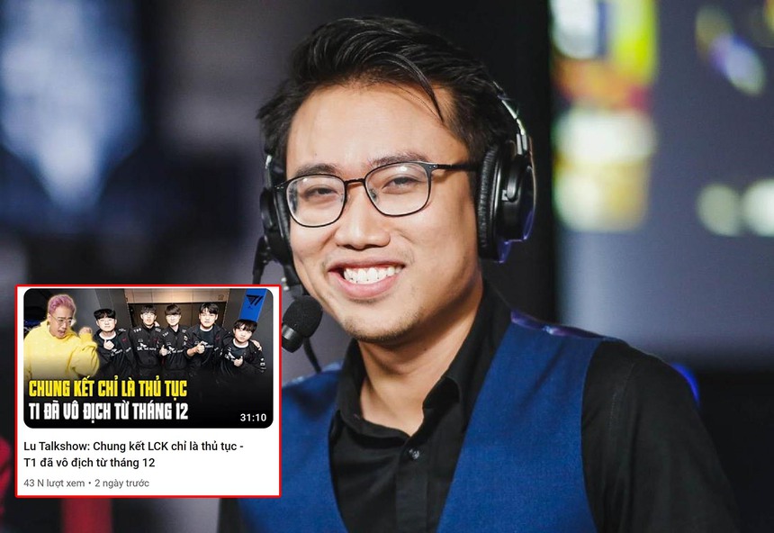 Nam BLV cũng như nhiều người đã nhận định sẽ là một chiến thắng dễ cho T1 - nguồn: Facebook