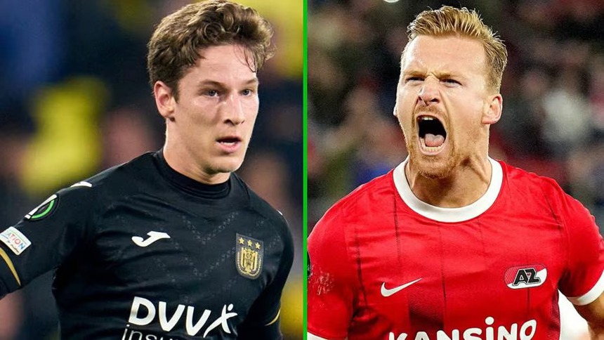Anderlecht và AZ Alkmaar được đánh giá là khá cân tài cân sức