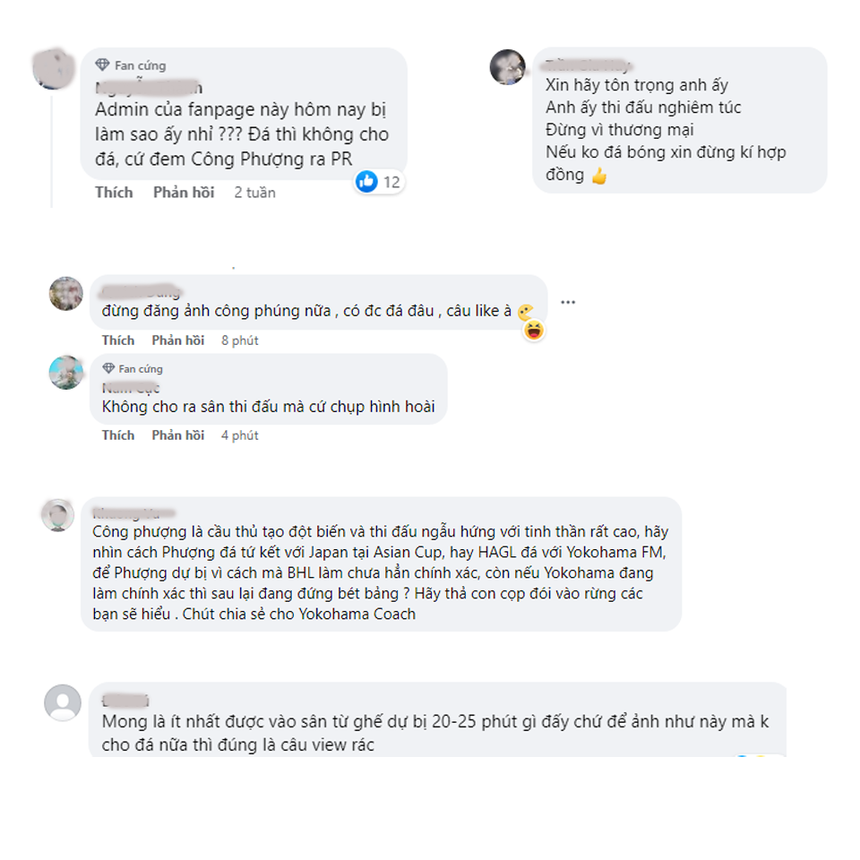 Công Phượng xuất hiện suốt nhưng không được đá, CĐV Việt Nam bức xúc: 'không cho đá thì đừng câu like' - Ảnh 2. Công Phượng xuất hiện suốt nhưng không được đá, CĐV Việt Nam bức xúc: 'không cho đá thì đừng câu like' - Ảnh 2.