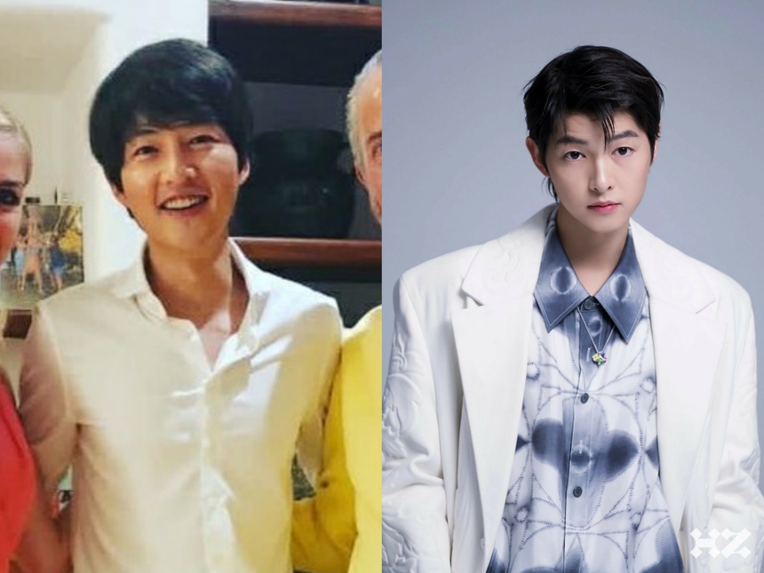 Rò rỉ ảnh vợ chồng Song Joong Ki dự hôn lễ ở nước ngoài: Nhưng sao ngoại hình nam tài tử lại xuống cấp đến mức này? - Ảnh 3. Rò rỉ ảnh vợ chồng Song Joong Ki dự hôn lễ ở nước ngoài: Nhưng sao ngoại hình nam tài tử lại xuống cấp đến mức này? - Ảnh 3.