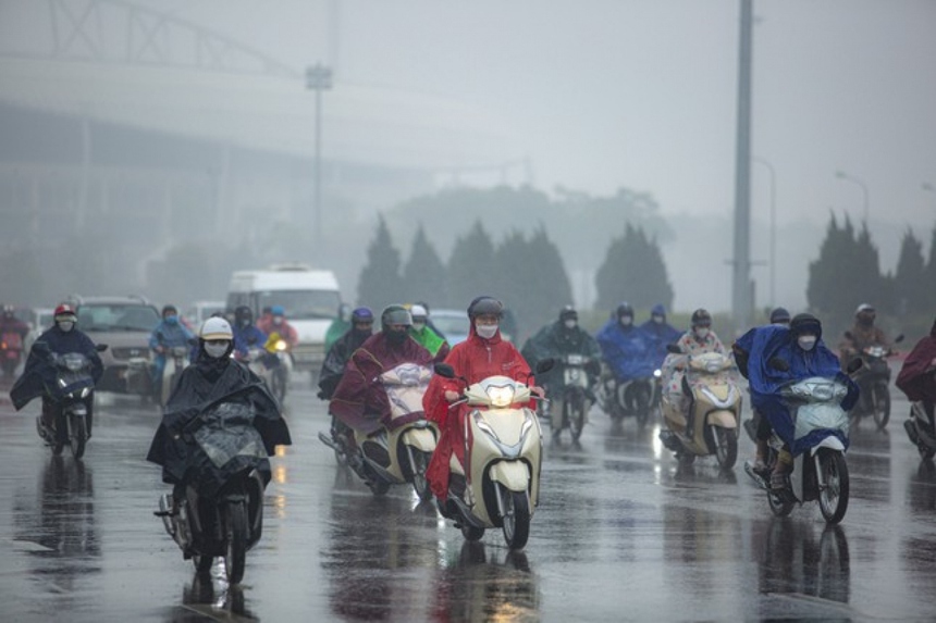 Bắc Bộ có mưa phùn và sương mù - Ảnh 1. Bắc Bộ có mưa phùn và sương mù - Ảnh 1.