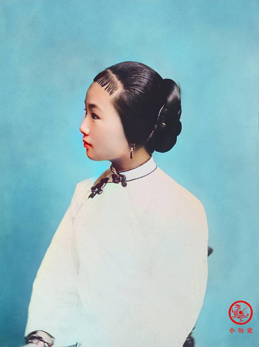 Bộ ảnh màu hiếm thời nhà Thanh: Nhan sắc của kỹ nữ chơi mạt chược gây bất ngờ lớn - Ảnh 2. Bộ ảnh màu hiếm thời nhà Thanh: Nhan sắc của kỹ nữ chơi mạt chược gây bất ngờ lớn - Ảnh 2.