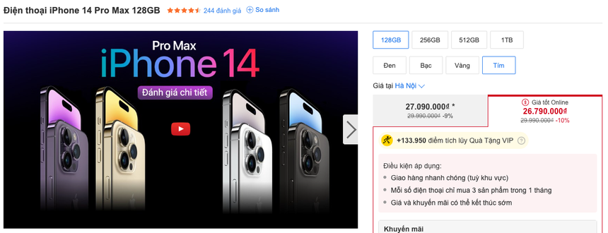 Cuộc chiến giá iPhone đã bắt đầu: TGDĐ ra đòn giảm giá iPhone "sốc chưa từng có", FPT Shop, CellphoneS và Hoàng Hà Mobile lập tức đáp trả - Ảnh 3.