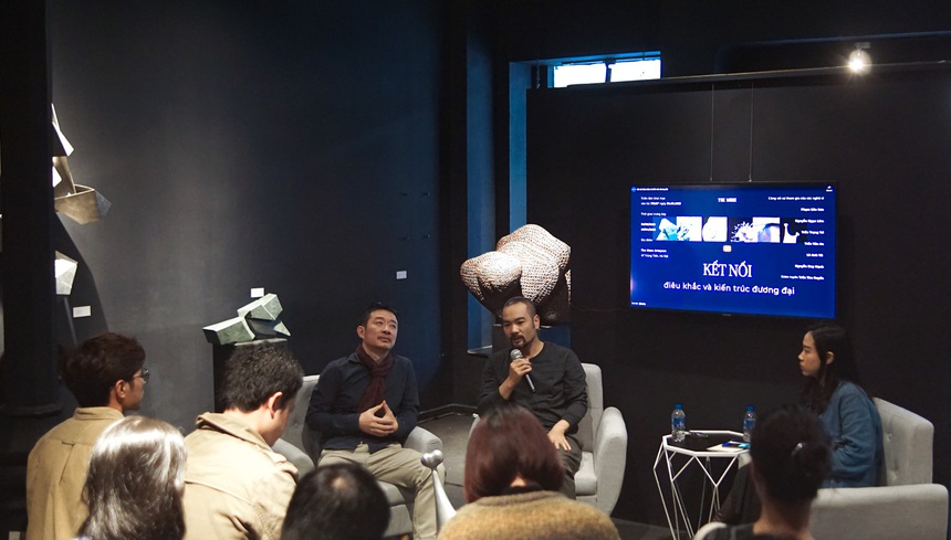 Cuộc 'hôn phối' của điêu khắc và kiến trúc đương đại Việt Nam - Ảnh 1.