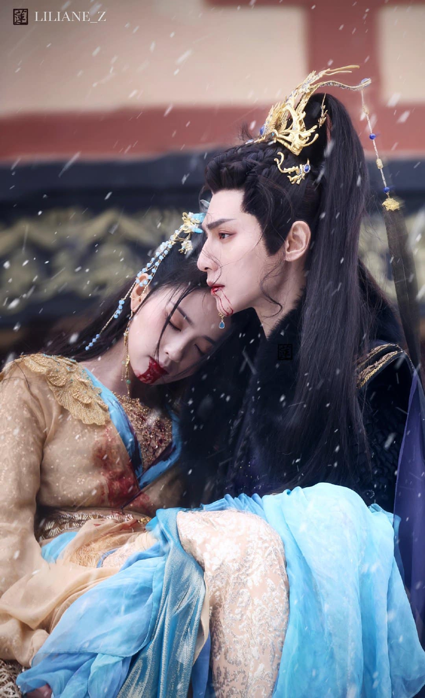 Hết hồn với ảnh quảng cáo phim 'Trường nguyệt tẫn minh', La Vân Hi - Bạch Lộc xấu đến giật mình - Ảnh 2. Hết hồn với ảnh quảng cáo phim 'Trường nguyệt tẫn minh', La Vân Hi - Bạch Lộc xấu đến giật mình - Ảnh 2.