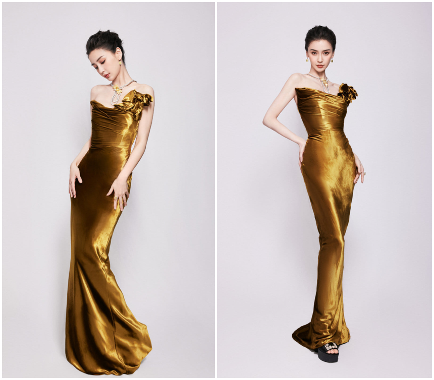 Angelababy đeo vòng cổ 340 tỷ đồng của Tiffany & Co. tham dự sự kiện, cư dân mạng đồn đoán: "Phải chăng sắp có danh phận mới?" - Ảnh 1.