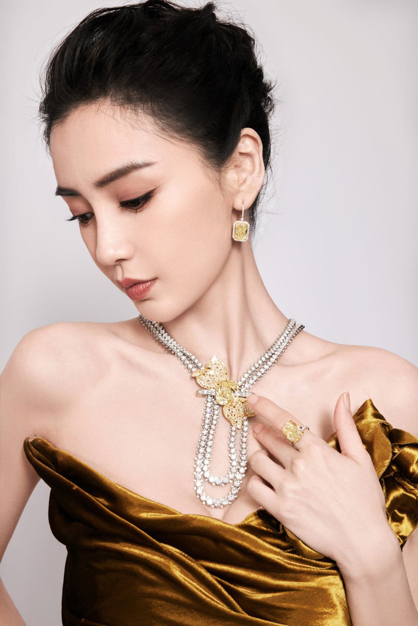 Angelababy đeo vòng cổ 340 tỷ đồng của Tiffany & Co. tham dự sự kiện, cư dân mạng đồn đoán: "Phải chăng sắp có danh phận mới?" - Ảnh 2.