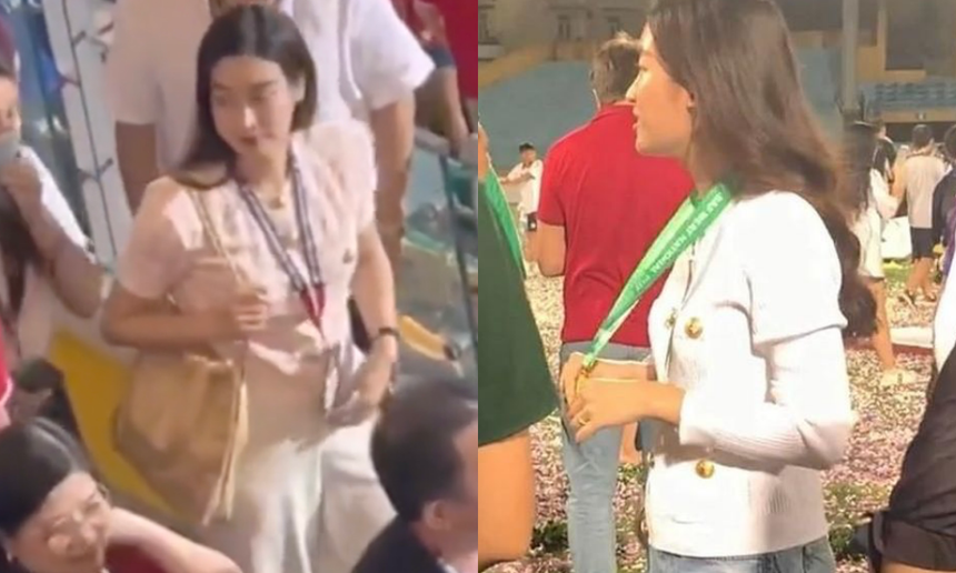 Đỗ Mỹ Linh lộ rõ sắc vóc mẹ bầu trong tiệc thân mật cùng gia đình chồng thiếu gia  - Ảnh 3.