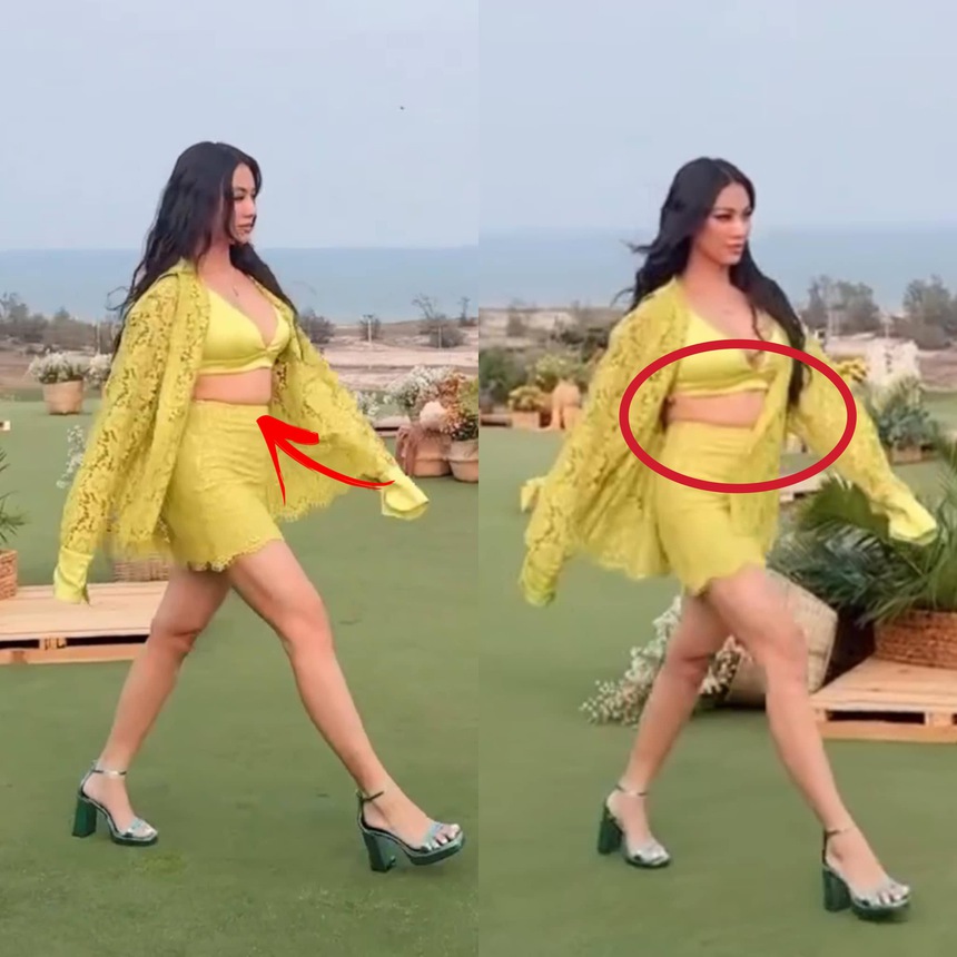 Kim Duyên bị 'bóc mẽ' body kém thon gọn, khác xa với hình lung linh tự đăng - Ảnh 1.