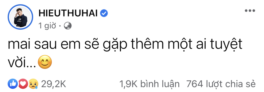 Rộ tin HIEUTHUHAI chia tay bạn gái hot girl vì động thái ẩn ý này - Ảnh 1.
