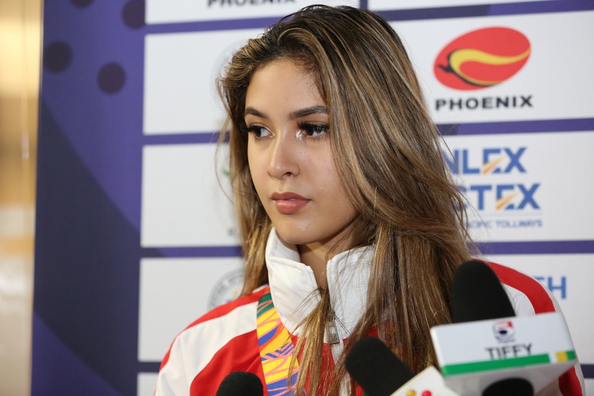 Mỹ nhân SEA Games 32 gây sốt với nhan sắc gây thương nhớ: Bông hồng lai với chiều cao lên tới 1m80 - Ảnh 5.