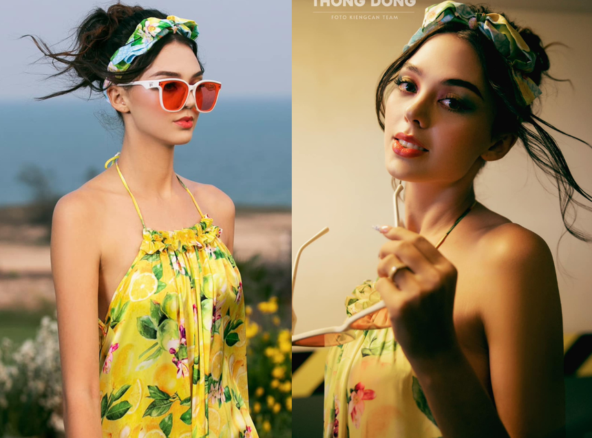 Vợ Tây của Bùi Tiến Dũng khoe sắc vóc quyến rũ trong outfit đón hè, mặt mộc ở nhà gây chú ý - Ảnh 1.