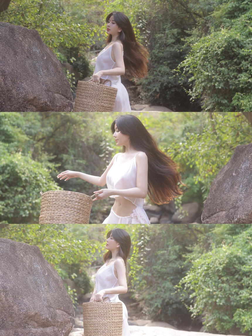 Hot girl từng đọ sắc với Xoài Non cập nhật 'giao diện', nhan sắc lẫn thần thái chẳng kém diễn viên màn bạc - Ảnh 3. Hot girl từng đọ sắc với Xoài Non cập nhật 'giao diện', nhan sắc lẫn thần thái chẳng kém diễn viên màn bạc - Ảnh 3.