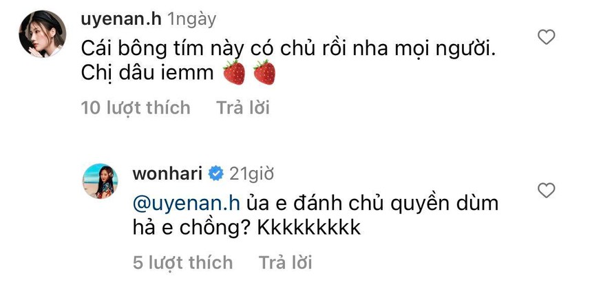 Hari Won đăng ảnh lên đồ gợi cảm, em gái Trấn Thành vội nói 1 câu rõ thái độ  - Ảnh 2.