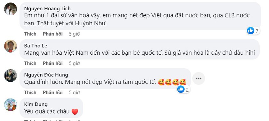 Huỳnh Như xinh như hoa hậu khi diện áo dài và nón lá Việt Nam với dàn sao của Lank, tái hiện màn ăn mừng của Ronaldo - Ảnh 5.