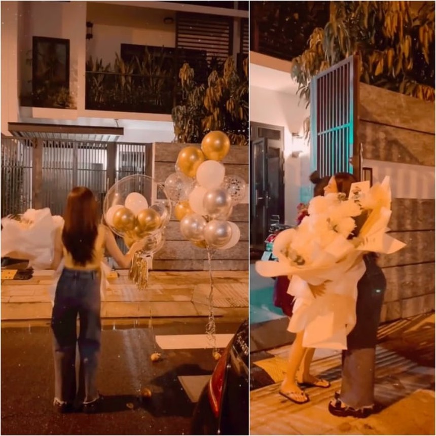 Mẹ bầu Minh Hằng sống trong cơ ngơi nhà chồng: Biệt thự bạc tỷ, những góc hiếm hoi hé lộ đều toát vẻ xa hoa  - Ảnh 1.