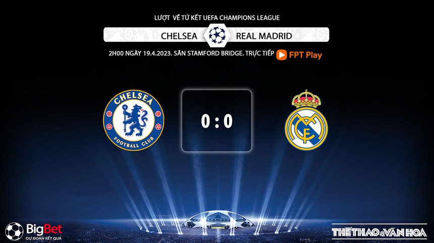 Nhận định, soi kèo Chelsea vs Real Madrid (2h00, 19/4), Champions League tứ kết lượt về - Ảnh 8. Nhận định, soi kèo Chelsea vs Real Madrid (2h00, 19/4), Champions League tứ kết lượt về - Ảnh 8.