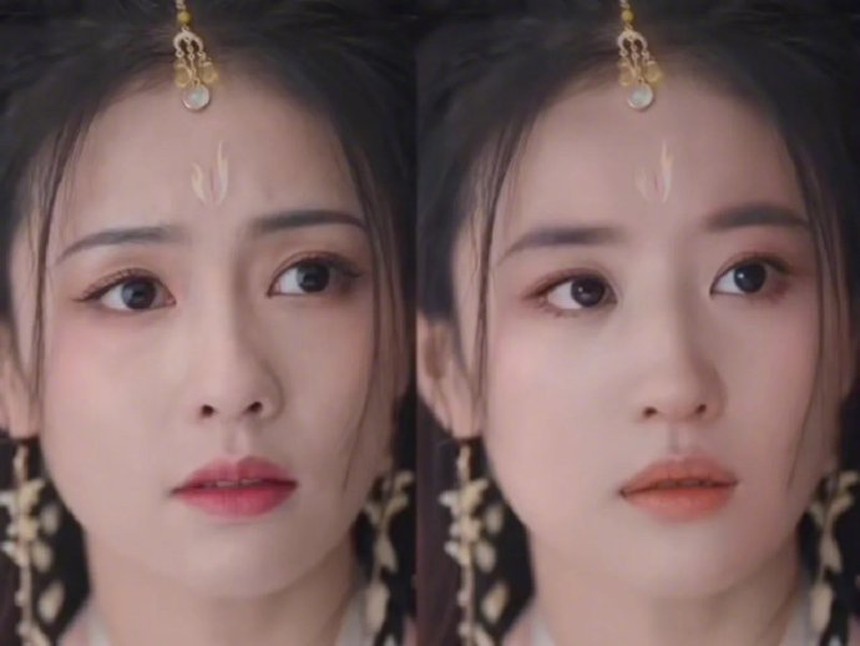 Xôn xao tạo hình Lưu Diệc Phi khi đóng nữ chính 'Trường nguyệt tẫn minh', ra sao mà ai cũng chê tệ hơn Bạch Lộc? - Ảnh 4. Xôn xao tạo hình Lưu Diệc Phi khi đóng nữ chính 'Trường nguyệt tẫn minh', ra sao mà ai cũng chê tệ hơn Bạch Lộc? - Ảnh 4.