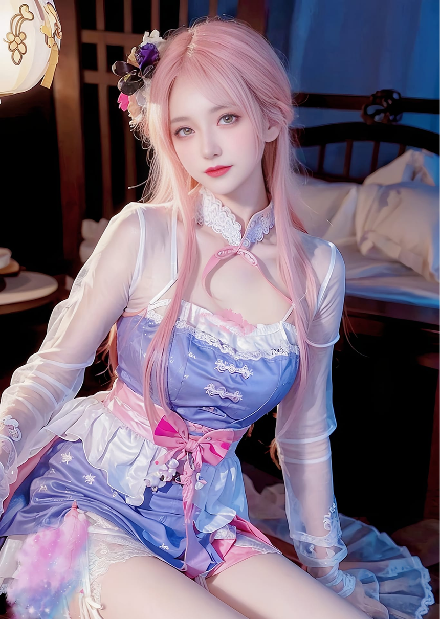 Nhìn hình ảnh nóng bỏng được cho là Điêu Thuyền Liên Quân, game thủ thắc mắc ‘người thật hay AI đây?” - Ảnh 7.