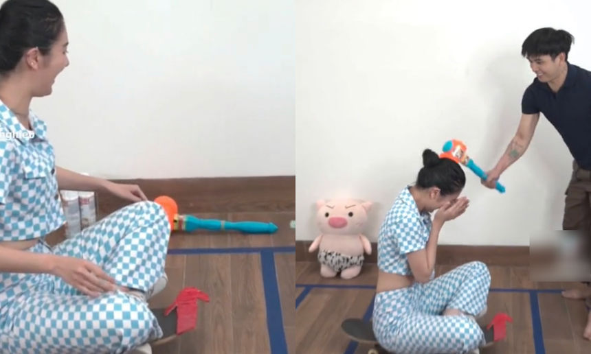 Hồ Quang Hiếu gây tranh cãi vì hành động 'bạo lực' khi đăng clip pha trò cùng bạn gái - Ảnh 1. Hồ Quang Hiếu gây tranh cãi vì hành động 'bạo lực' khi đăng clip pha trò cùng bạn gái - Ảnh 1.