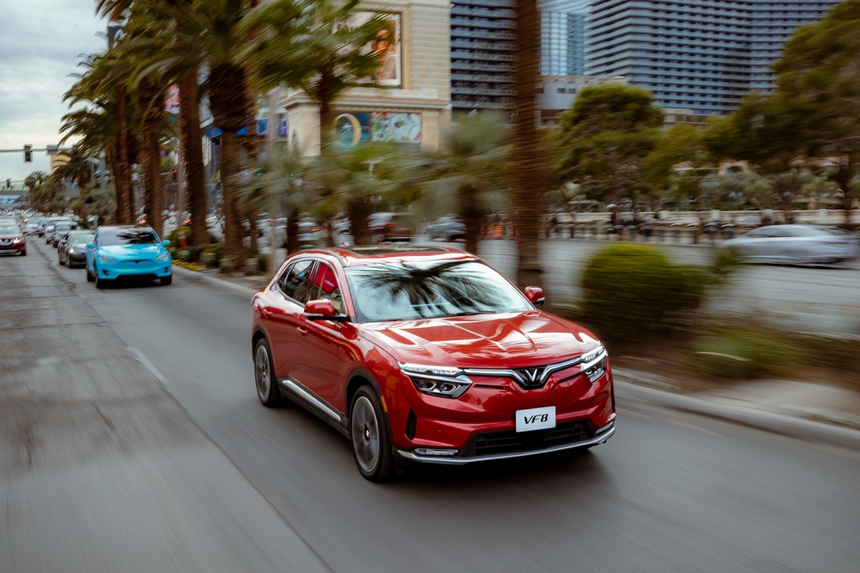 Lô xe thứ hai gần 2.000 chiếc của VinFast tới Bắc Mỹ - Ảnh 1.