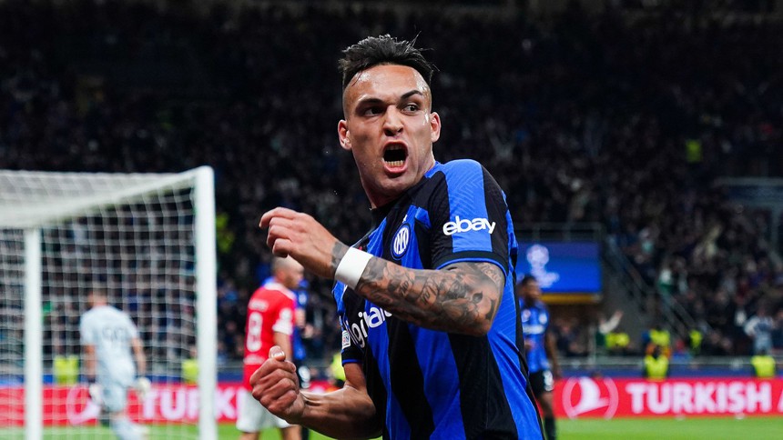 Lautaro Martinez giúp Inter vượt qua Benfica, xuất hiện derby Milano ở bán kết Champions League - Ảnh 4.