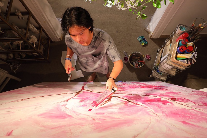 Hướng đến Giải thưởng Thiếu nhi Dế Mèn lần 4 - 2023: Trái tim rộng mở của họa sĩ nhí Xèo Chu - Ảnh 3.