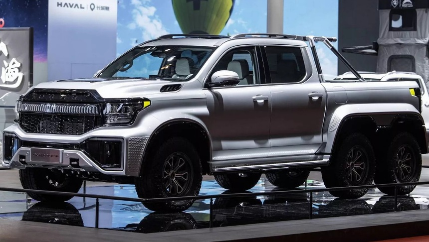 Bán tải 6x6 Trung Quốc ra mắt đấu Mercedes-Benz G63 AMG 6x6 - Ảnh 2.