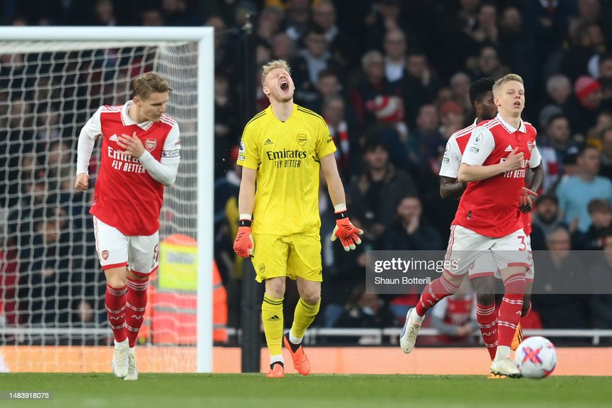 Mất điểm tai hại trước đội cuối bảng, Arsenal đối diện nguy cơ mất chức vô địch vào tay Man City - Ảnh 1.