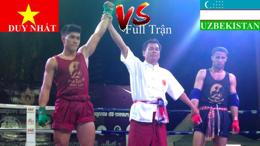 Nguyễn Trần Duy Nhất ra đòn như trời giáng khiến đối thủ Uzbekistan bỏ cuộc, giúp Việt Nam giành huy chương vàng - Ảnh 3.