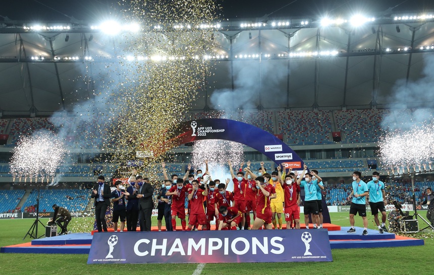 U22 Việt Nam nhận ‘điềm may’ từ chủ nhà Campuchia, gợi nhớ lại hành trình hạ Thái Lan để vô địch - Ảnh 2.