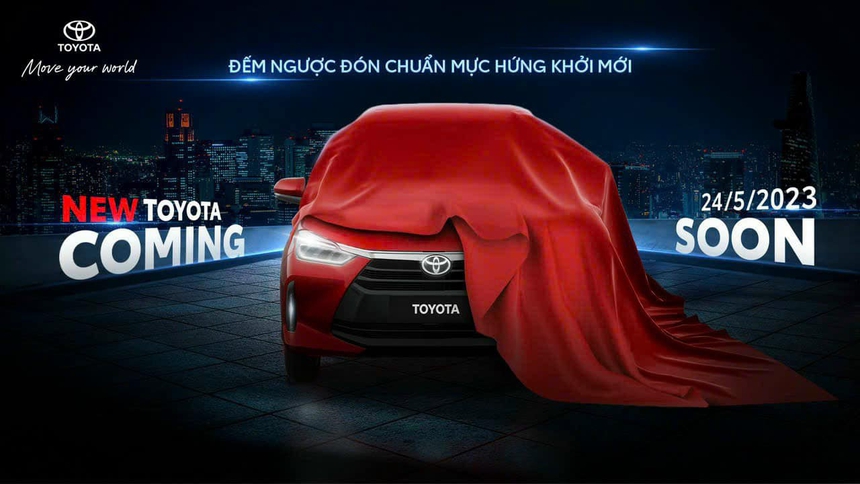 Toyota Wigo 2023 chốt ngày ra mắt Việt Nam: Cảnh báo điểm mù và phương tiện cắt ngang vượt phân khúc, tùy chọn 4 màu sơn - Ảnh 2.