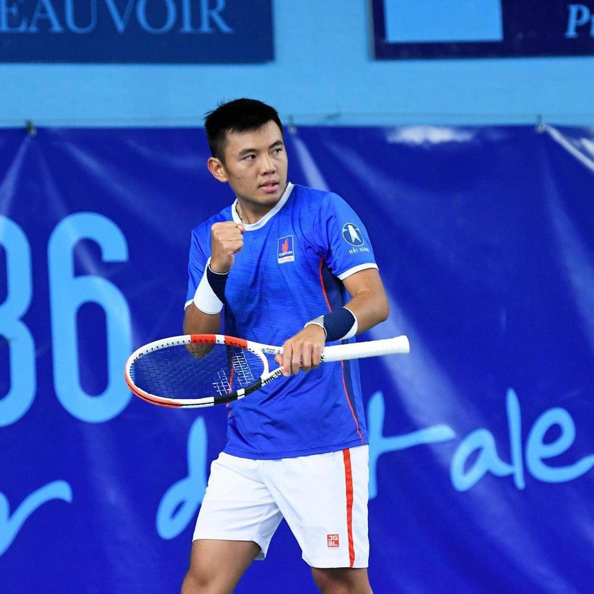 Tay vợt số 1 Việt Nam Lý Hoàng Nam. Ảnh: FBNV