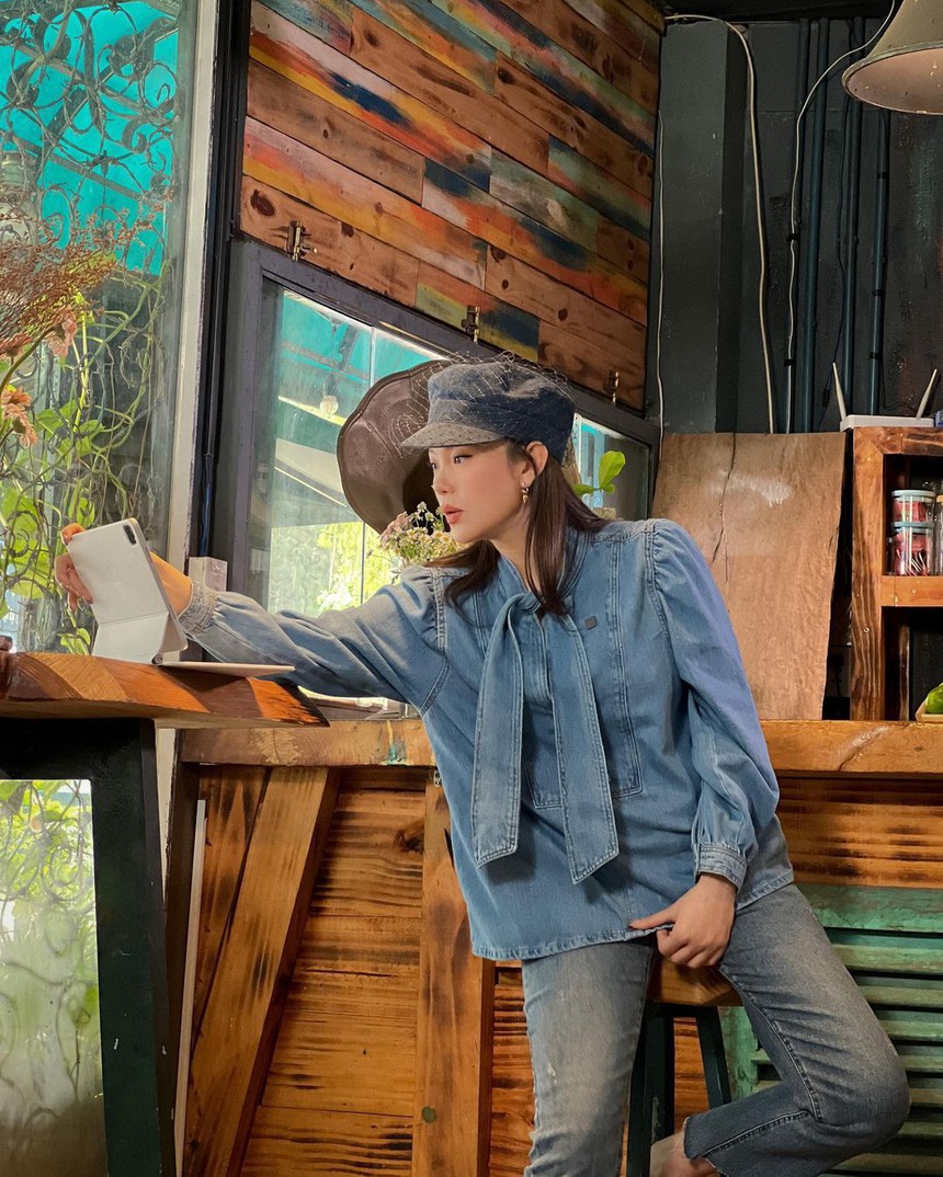 Minh Hằng lần đầu khoe cận bụng bầu, để ý kỹ sẽ tháy một chi tiết gây bất ngờ - Ảnh 2. Minh Hằng lần đầu khoe cận bụng bầu, để ý kỹ sẽ tháy một chi tiết gây bất ngờ - Ảnh 2.