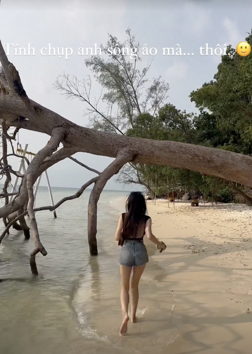 Doãn Hải My chơi lớn, trèo lên cây sống ảo nhưng vẫn bị Văn Hậu chê 'hèn' vì một lý do - Ảnh 2. Doãn Hải My chơi lớn, trèo lên cây sống ảo nhưng vẫn bị Văn Hậu chê 'hèn' vì một lý do - Ảnh 2.