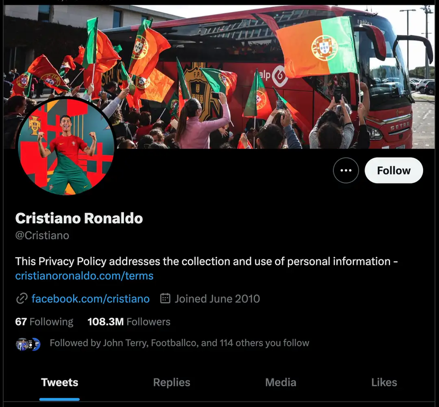 "Cay đắng" như Ronaldo: Mất tick xanh vì không chịu trả 8 USD, thế nhưng có người không trả đồng nào cho Twitter mà vẫn có biểu tượng này! - Ảnh 1.