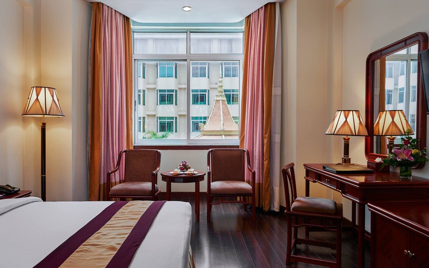 Cận cảnh khách sạn 4 sao của U22 Việt Nam tại SEA Games 32, gợi nhớ ký ức vô địch Đông Nam Á - Ảnh 3.