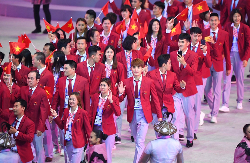 Đoàn thể thao Việt Nam chuẩn bị lên đường - Ảnh 1.