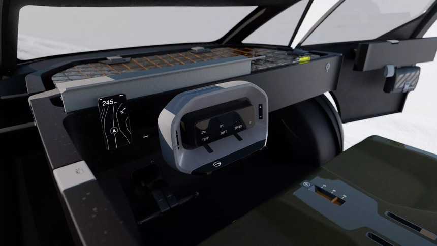 Hãng xe Trung Quốc công bố ý tưởng dị: Van tự vận hành ở bất cứ đâu nhờ định vị chòm sao, cabin đa năng rộng mênh mông - Ảnh 4.