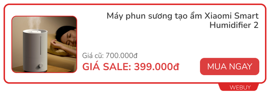 Đồ gia dụng Xiaomi lại sale đậm sát dịp lễ, nhiều món hè này nhà nào cũng cần - Ảnh 2.