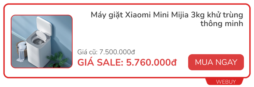Đồ gia dụng Xiaomi lại sale đậm sát dịp lễ, nhiều món hè này nhà nào cũng cần - Ảnh 6.