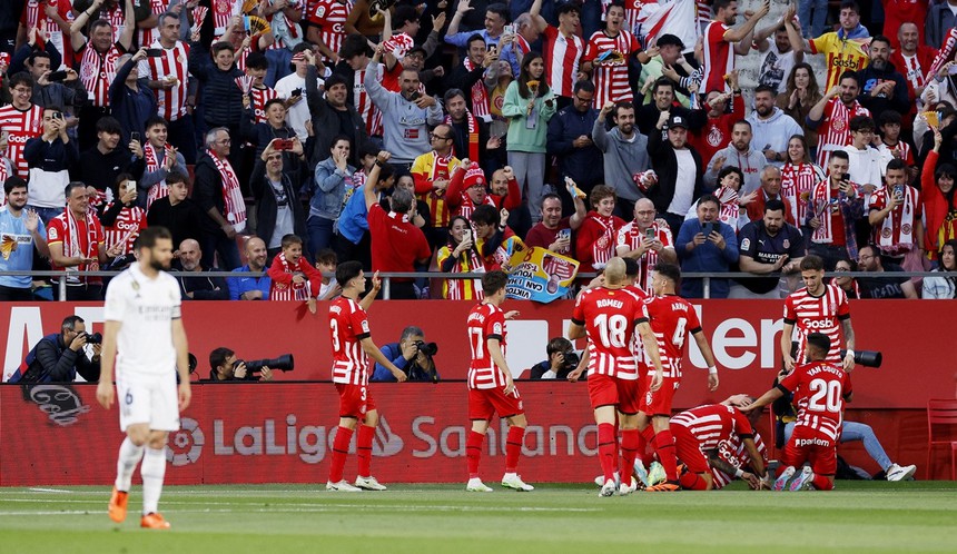 Castellanos lập poker, Girona nhấn chìm Real Madrid tại Montilivi - Ảnh 3. Castellanos lập poker, Girona nhấn chìm Real Madrid tại Montilivi - Ảnh 3.