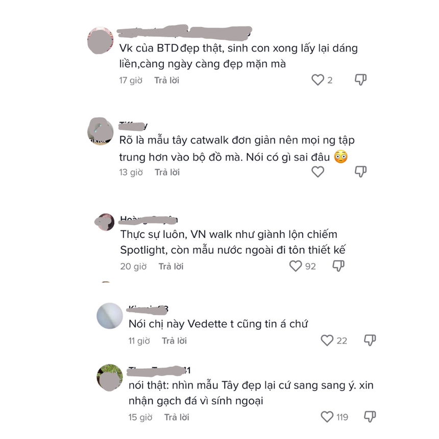 Vợ mẫy tây của Bùi Tiến Dũng catwalk thần thái, được fan khen lấn át cả dàn mẫu Việt đình đám - Ảnh 2.