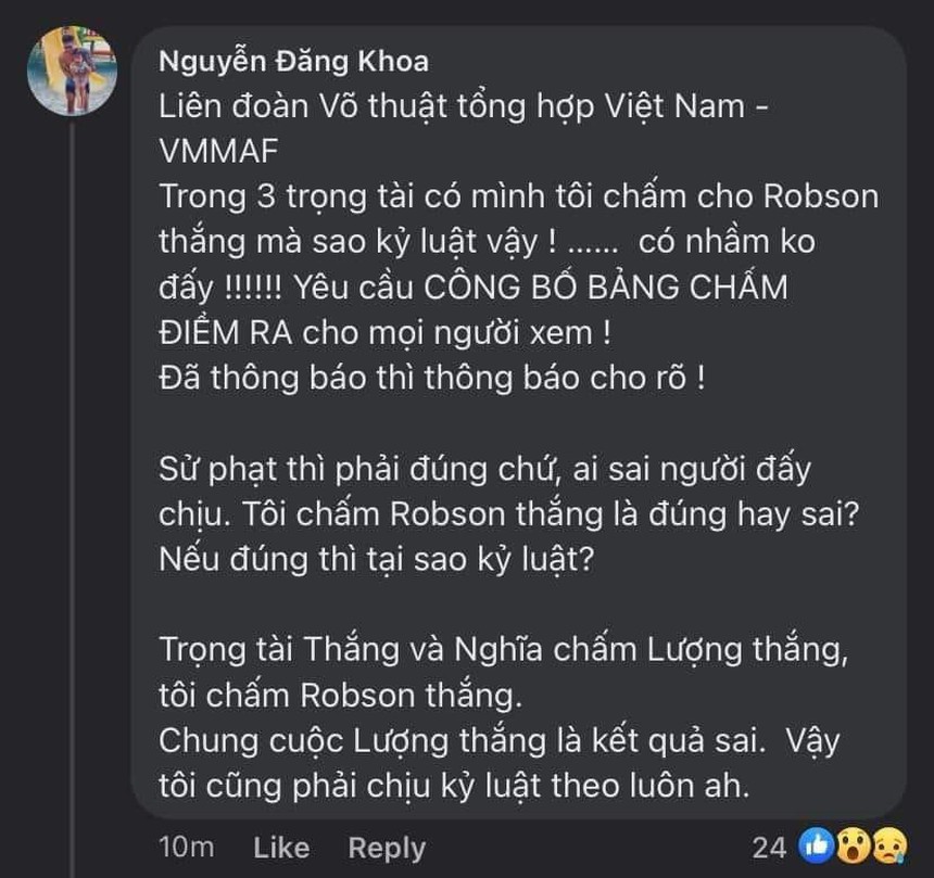 Trọng tài bị kỉ luật phản ứng: 'Tôi chấm võ sĩ Brazil thắng sao lại phạt tôi?' - Ảnh 4.