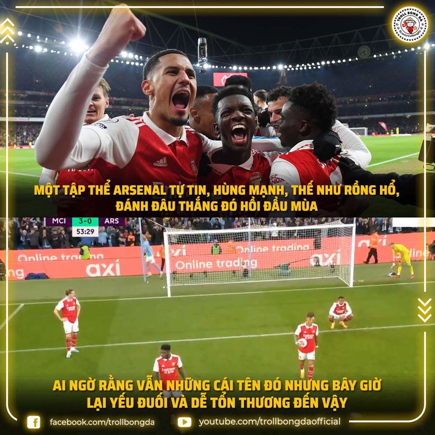 Loạt ảnh chế của CĐV sau trận thua của Arsenal trước Man City - Ảnh 2.