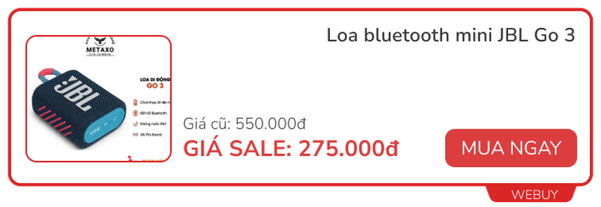 Nghỉ lễ ở nhà săn deal tai nghe, loa di động, phụ kiện laptop chất lượng, nhiều món giảm tận 50% - Ảnh 6.