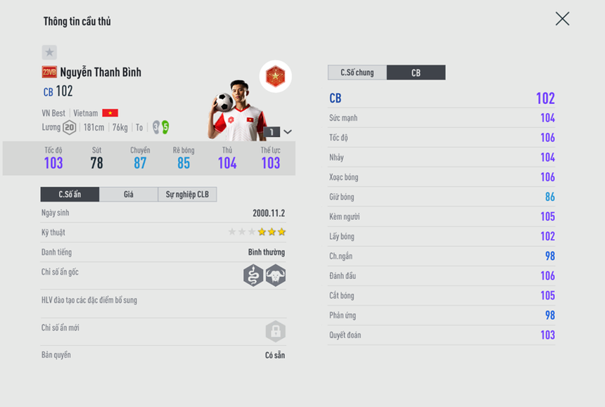 FIFA Online 4: Ra mắt mùa thẻ mới - 23 Vietnam Best trước thềm SEA Games 32 - Ảnh 12.