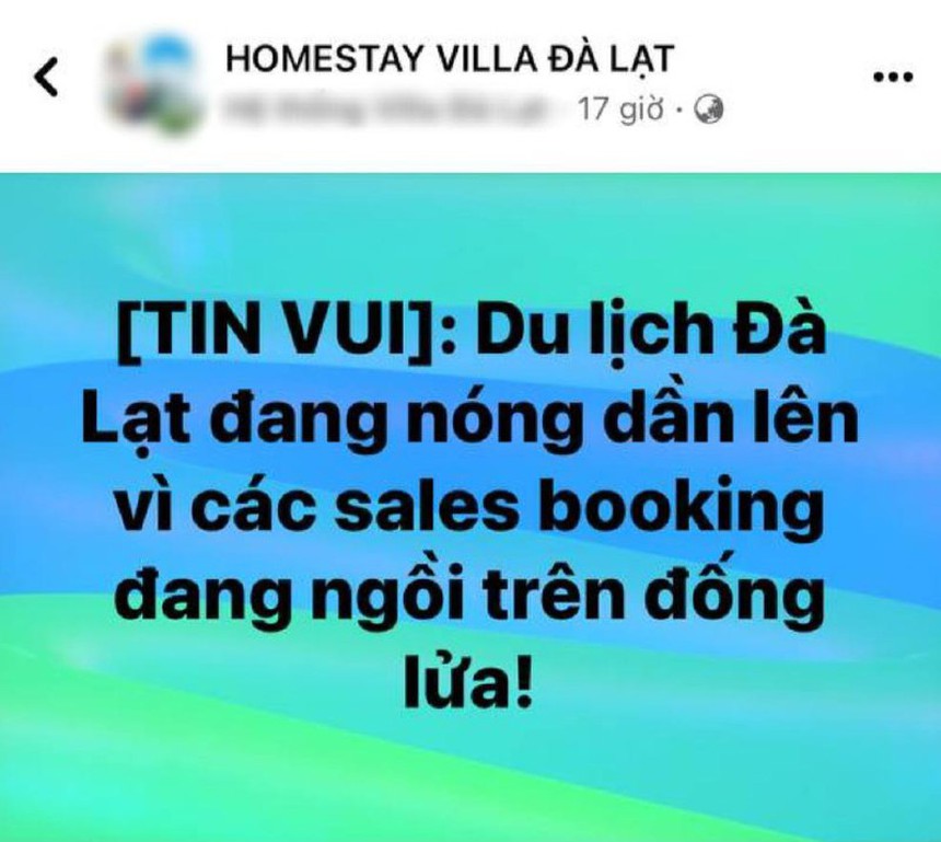 Chuyện tưởng đùa: sales phòng khách sạn Đà Lạt than ế khách dù sắp vào kỳ nghỉ lớn trong năm - Ảnh 3. Chuyện tưởng đùa: sales phòng khách sạn Đà Lạt than ế khách dù sắp vào kỳ nghỉ lớn trong năm - Ảnh 3.