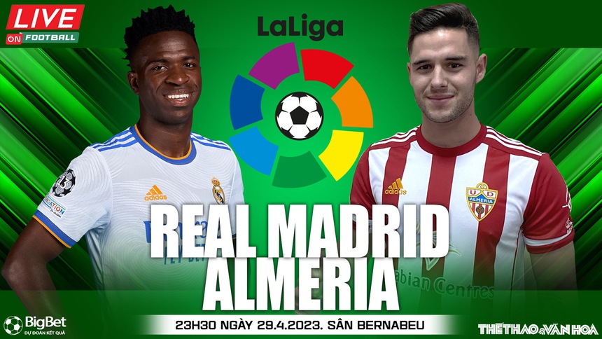 Nhận định, soi kèo Real Madrid vs Almeria (23h30, 29/4), vòng 32 La Liga - Ảnh 2.