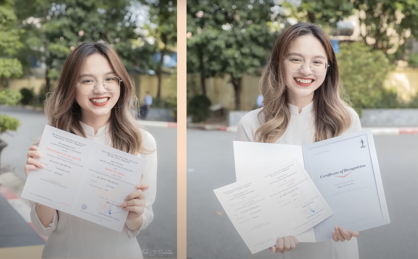 Profile xịn xò của Đặng Thu Hà - idol giới trẻ dính tin đồn hẹn hò streamer Nhism: BTV VTV, cử nhân bằng giỏi NEU, sở hữu 2,4 triệu followers - Ảnh 2.